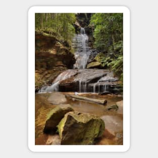 Empress Falls With Rocks Sticker